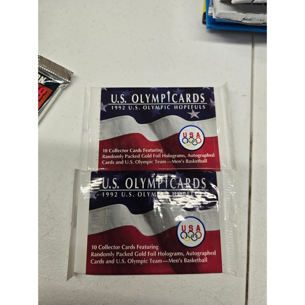2 Pack Lot 1992 US Olympicards 1992 US Olympic Hopefuls Sealed Trading Card Pack